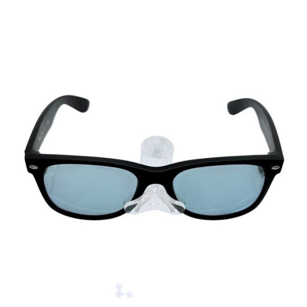 Ray-Ban RB2132 New Wayfarer 622/30 Black Blue Lens 55mm Sunglasses w Case